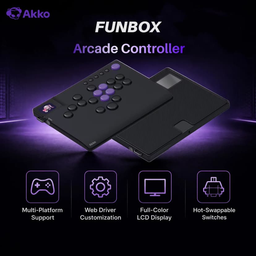 Akko FUNBOX Controller PS5 sin palanca para lucha — Mandos PS5 | Akko