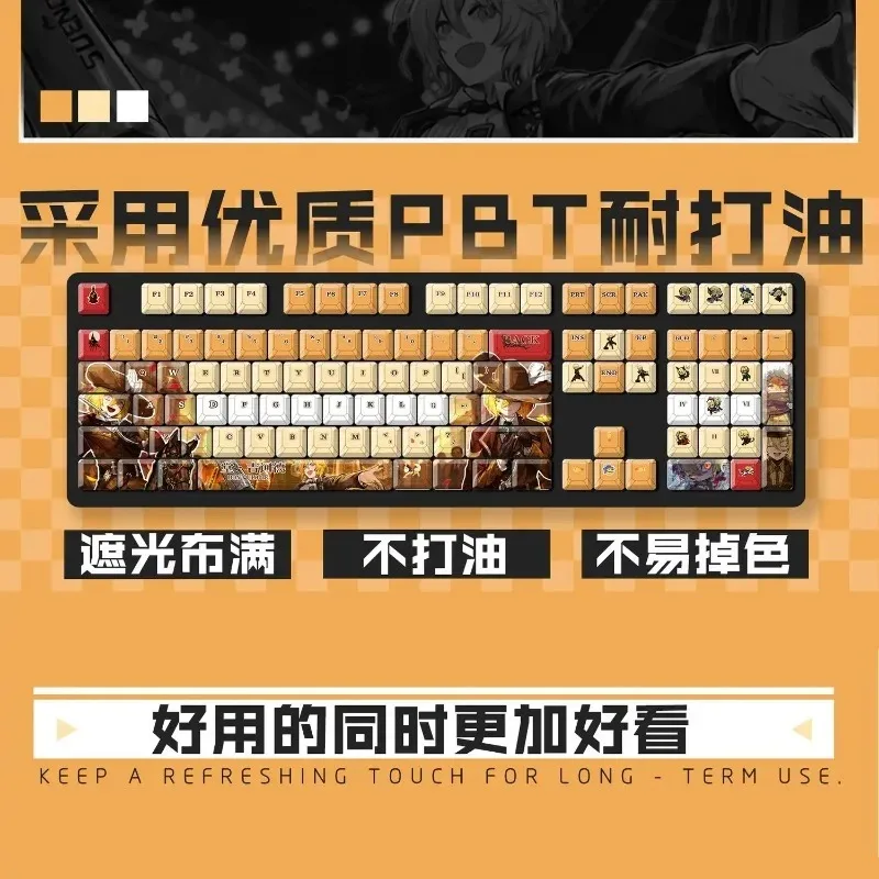 Keycaps PBT 122 teclas Limbus Company Don Quixote — Teclas para Teclado