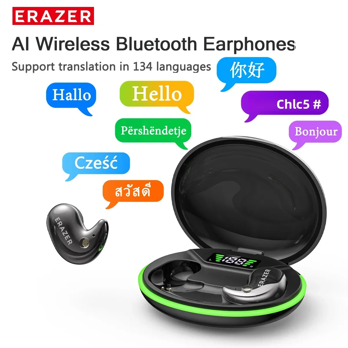 EARZER XF58 Auriculares Bluetooth In-Ear con Traductor