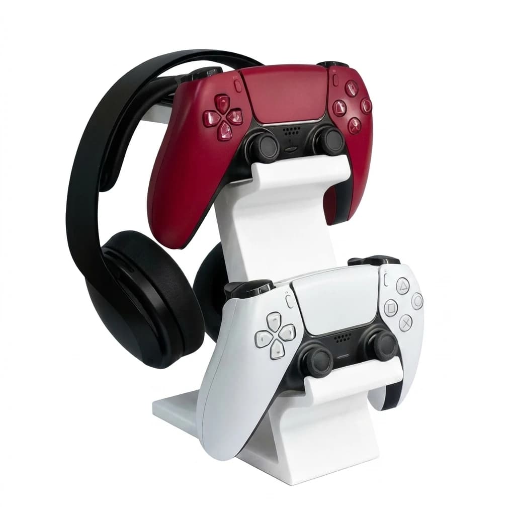 Soporte 3D para Mando PS5 y Auriculares Todo en Uno